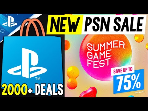 GIGANTIC NEW PSN SALE LIVE! Summer Game Fest Sale - 2000+ Deals (NEW PlayStation Game Deals)