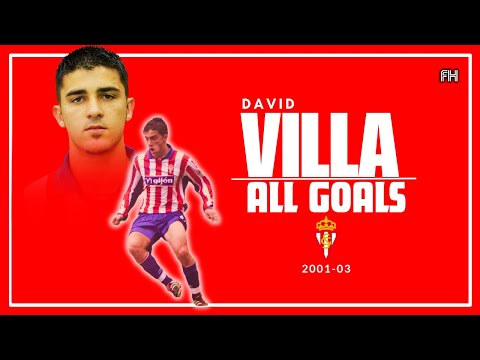 David Villa ● Goals and Skills ● Sporting Gijon