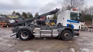 Тросовый мультилифт Scania P280, cable hook‑lift truck, low mileage, 2008, Lohja 9.3 l, Die | Изображение 4 - Autoline