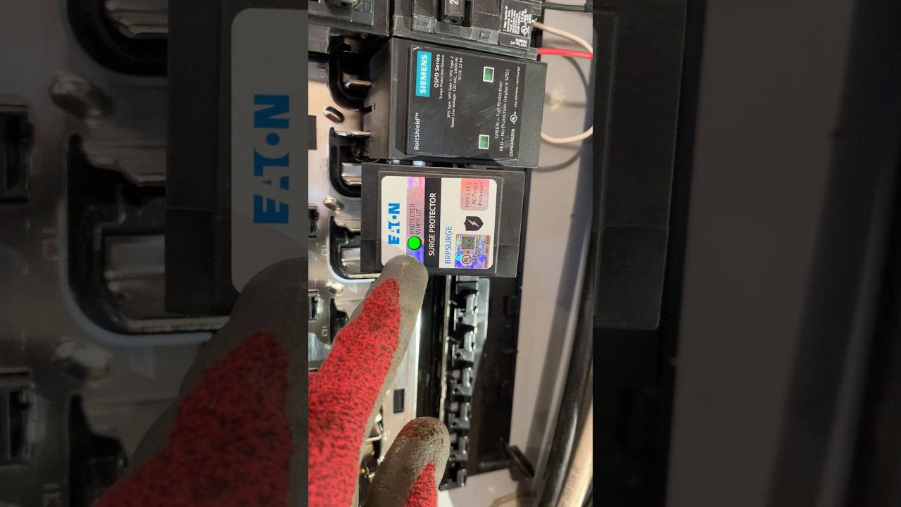 Eaton VS Siemens Surge Arrestors: Upgrading to a 200A Breaker Box, Part 4 #diy #electricaltips