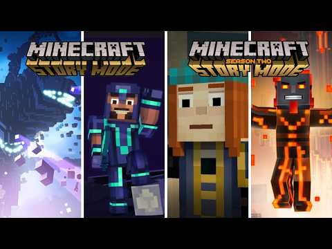 Minecraft: Story Mode Season 1 & 2 - Full Game/Movie (No Commentary)