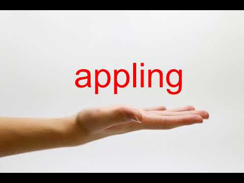 How to Pronounce appling - American English