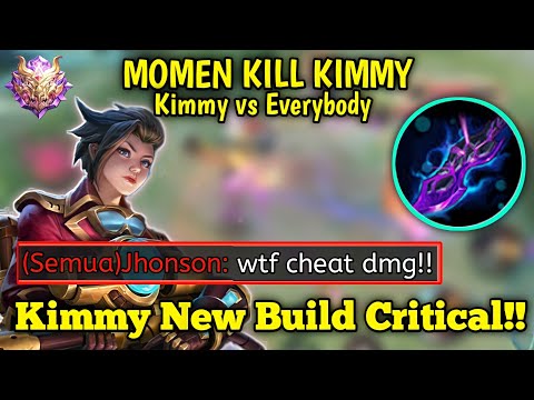 KIMMY ATTACK SPEED AND CRITICAL✅ | No Brain Damage!! | MLBB
