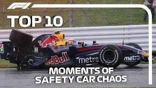 Top 10 Moments Of F1 Safety Car Chaos