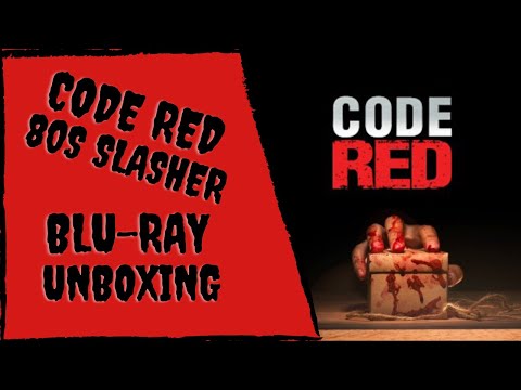 Code Red 80s Slashers Unboxing - Code Red Blu Ray
