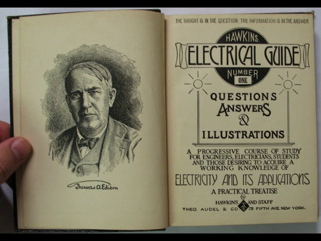 Vídeo relacionado con Hawkins' Electrical Dictionary: A Cyclopedia Of Words, Terms, Phrases And Data Used In The Electric Arts, Trades And Sciences...