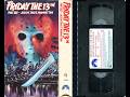 Opening Closing To Friday The 13th Part VIII Jason Takes Manhattan US VHS 1990