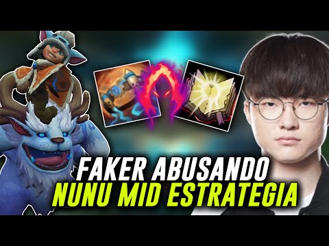 FAKER ABUSES NUNU MID'S STRATEGY *HE HAS NO COUNTER AND DESTROYS THE RANKINGS* HOW DOES IT WORK?