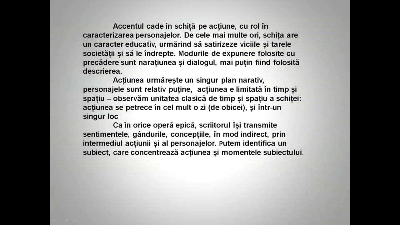 Textul narativ