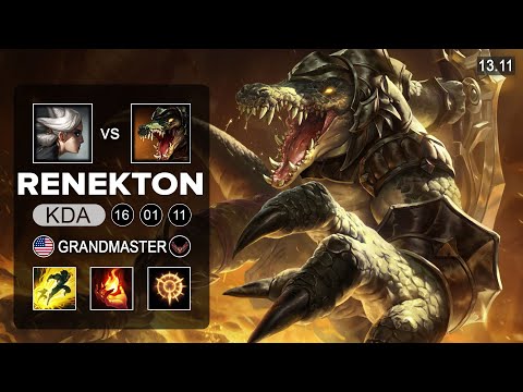 Renekton vs Camille Top - NA Grandmaster   Patch 13 11 Season 13