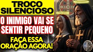 🛑SÃO BENTO E SANTA RITA DE CÁSSIA: ORE CALADO: FAÇA QUEM TE FERIU SE SENTIR PEQUENO!