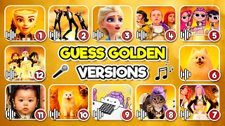 Guess the Golden Songs & Variants by Their Voice ~ Golden Song Covers Quiz 🎶
