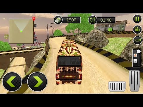 US Army Bus Driver 2019 : Soldier Transport Games || Army Bus Games || Bus 3D Driving