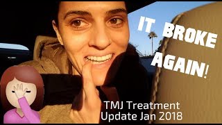 TMJ Treatment w/ Holistic Dentist Update 💚Kimber Lymie💚 1-15-2018