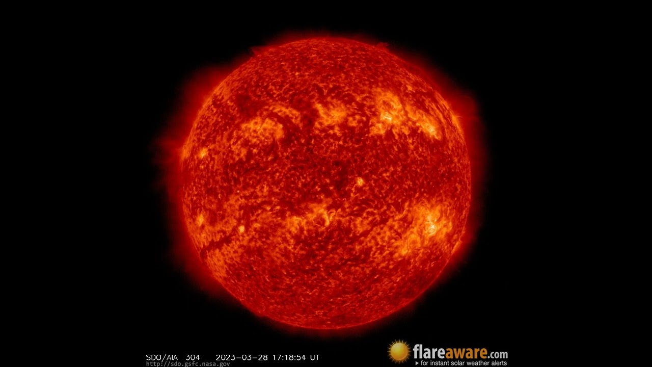 28 Mar - 29 Mar: 24 Hour Solar Activity (Earth Facing; Solar Storm, Sunspot, Solar Flare, CME)