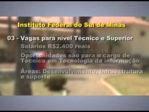IF Sul de Minas divulga edital de concurso público