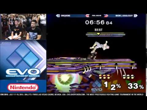 EVO 2015 SSBM Pools - EMG | n0ne vs. MIOM | Juggleguy