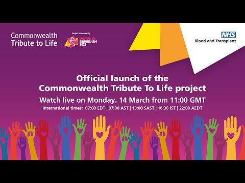 Commonwealth Tribute to Life project launch event
