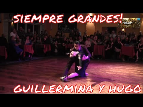 Tango show baile Guillermina Quiroga y Hugo Daniel en Salón Caning, Parakultural milonga