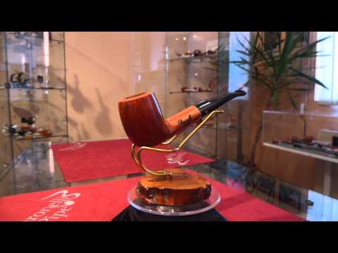 Pipa radica half bent fatta a mano - www.paronellipipe.it