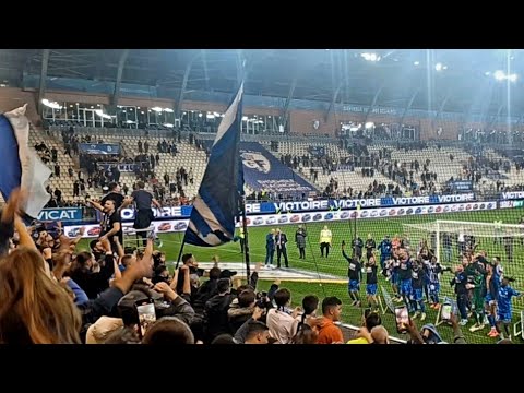 Communion avec les supporters RK94 GF38 2-0 Metz L2 BKT 2024/2025 Ultra Red Kaos Grenoble Foot