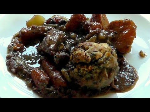 BEEF CASSEROLE with DUMPLINGS How to Make recipe