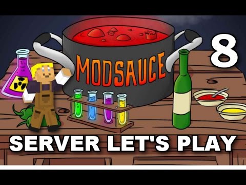 MINECRAFT MODSAUCE  - SERVER PLAY S1E8 - "AE2/ME SYSTEM A GO!"