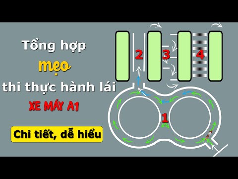 Tổng hợp mẹo thi thực hành bằng lái xe máy a1