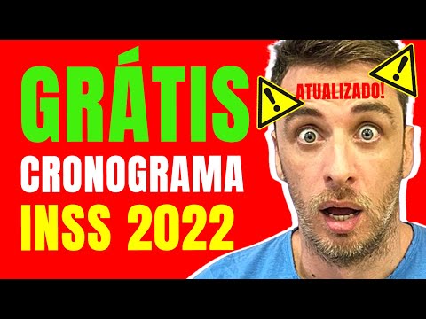 Concurso INSS 2022  - CRONOGRAMA GRÁTIS (ATUALIZADO)