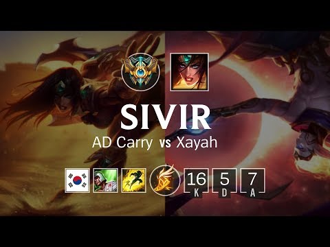 Sivir ADC vs Xayah - KR Challenger Patch 8.23