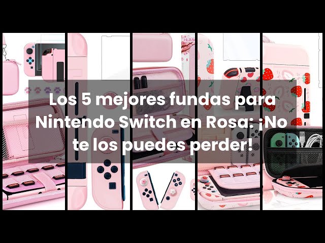 Vídeo relacionado con TIKOdirect Funda de Transporte para Switch, en diseño actualizado de Interior Rosa con Funda Protectora Suave, Protectores de Pantalla y Tapas de Agarre para el Pulgar, Kirby