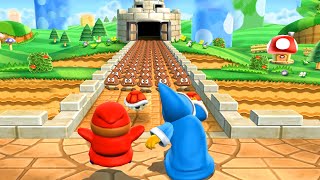 Mario Party 9 Minigames - Shy Guy Vs Kamek Vs Waluigi Vs Daisy (Master Difficulty)