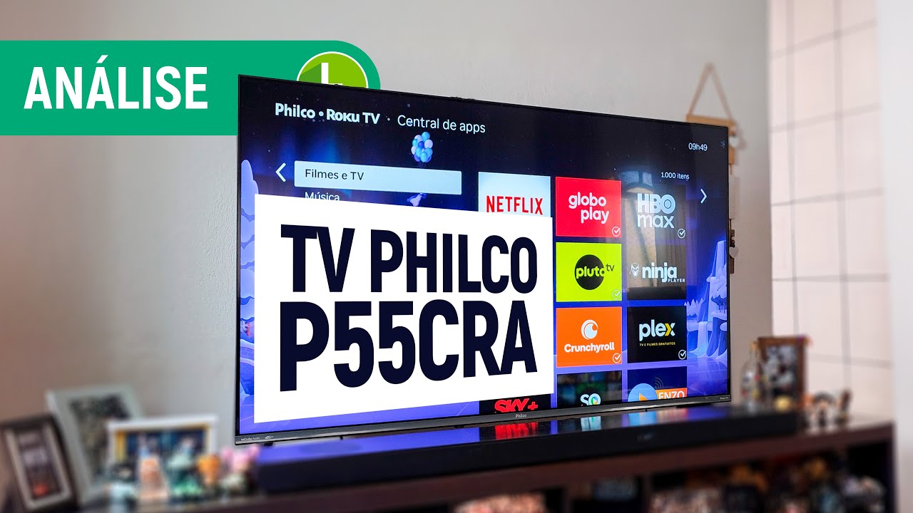 Miniatura da avaliação em vídeo de Smart TV Philco P55CRA 55 Polegadas