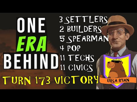 Beating The Hardest Mod I've Tried! One Era Behind Mod (Deity Civ 6 Frontier Pass)