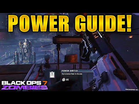 Ashes of the Damned How to turn on Power Location Guide (Black Ops 7 Zombies Power Tutorial) BO7