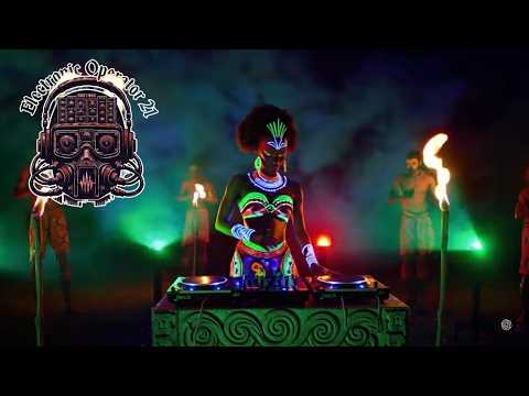 African Tribal Drums Techno Electro dj set techno mix long session 2025 EDM