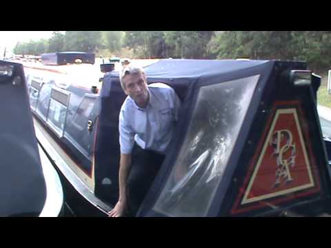 Cratch Board and Cratch Cover on a Narrowboat
