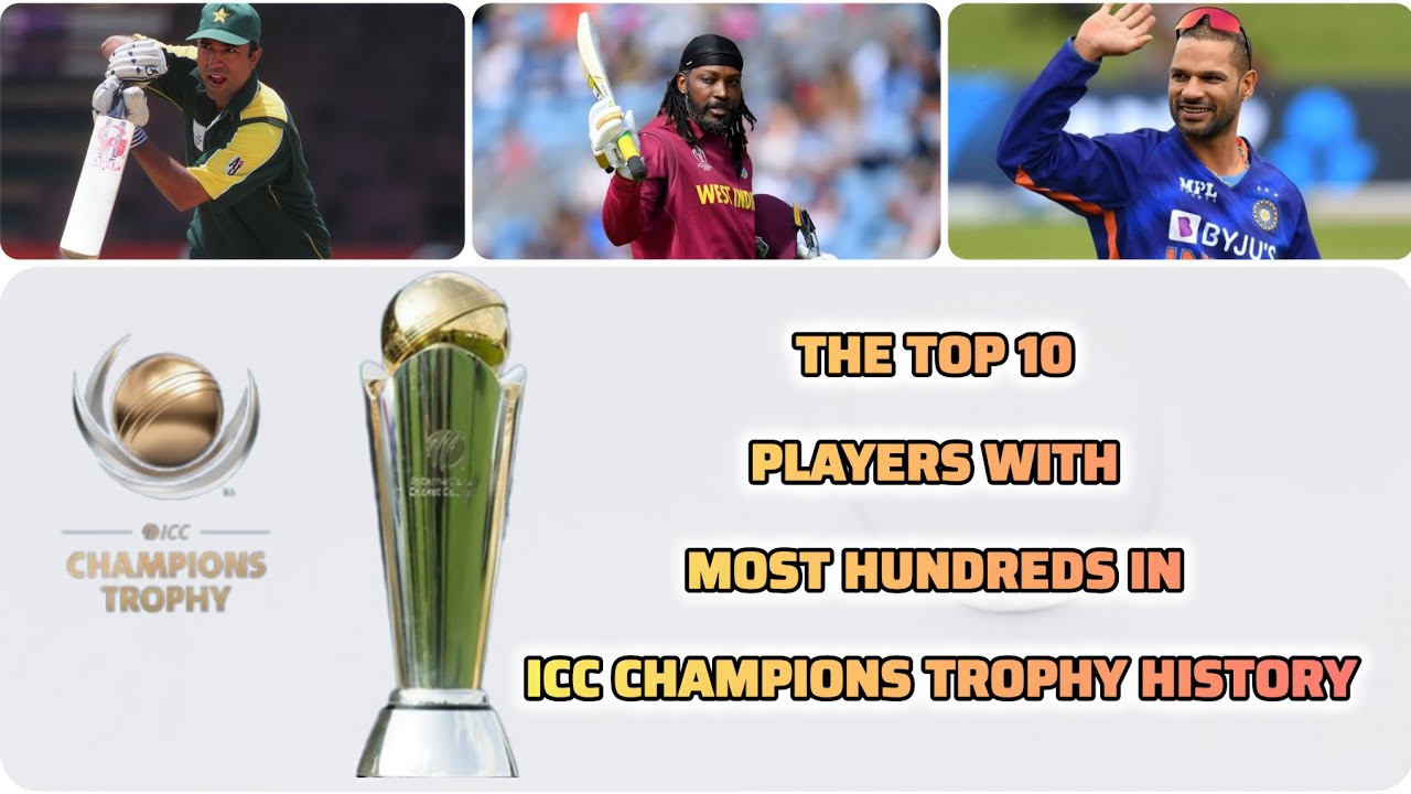 Top 10 Players With Century In ICC Champions Trophy History |