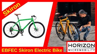 EBFEC Skiron electric road bike with integrated ba