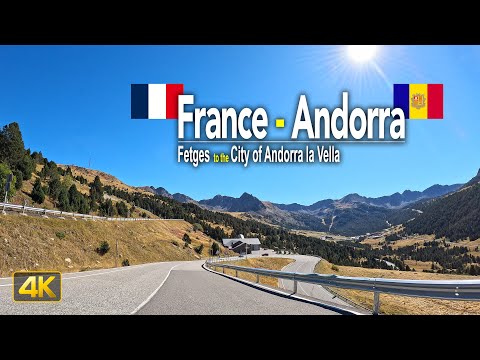 Driving across the Pyrenees mountains from France 🇫🇷 to Andorra 🇦🇩