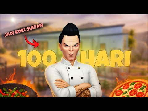 100 Hari hanya Kerja jadi Koki di The Sims 4