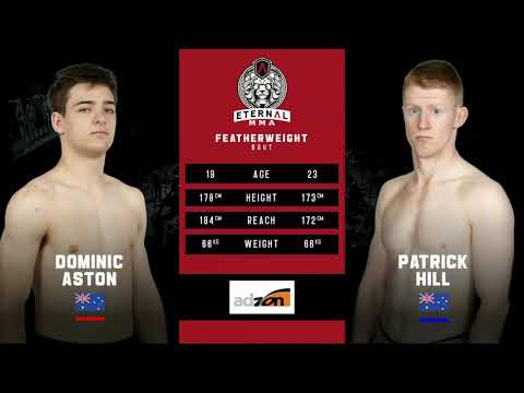 ETERNAL MMA 54 - DOMINIC ASTON VS PATRICK HILL - MMA FIGHT VIDEO