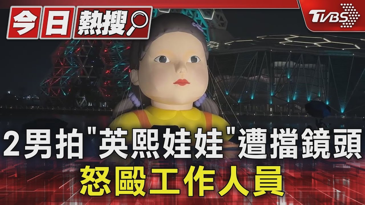 2男拍「英熙娃娃」遭擋鏡頭　怒毆工作人員