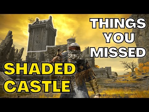 The Top Things You Missed In The SHADED CASTLE!  - Elden Ring Tutorial/Guide/Walkthrough