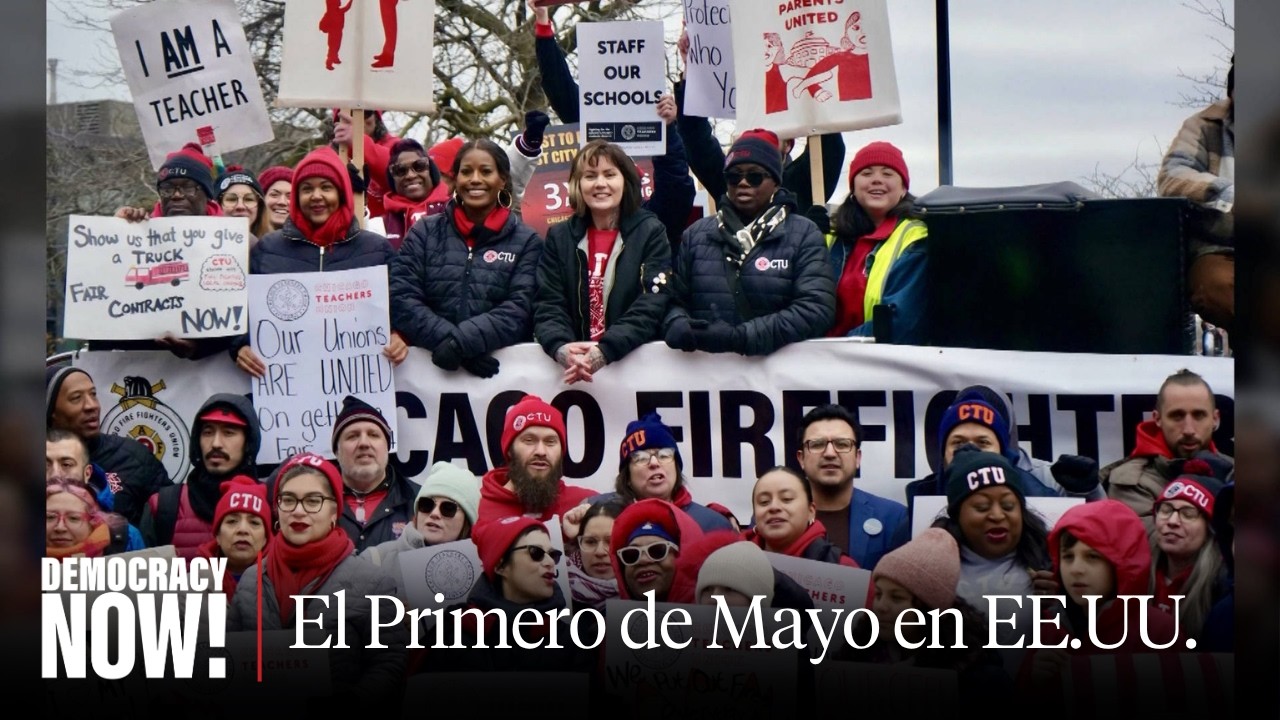 Trabajadores e inmigrantes encabezan miles de manifestaciones por el Primero de Mayo