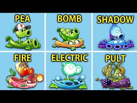 6 Plant & VINE Battlez - Which Pair Plant Will Win? - PvZ 2 Team Plant vs Team Plant