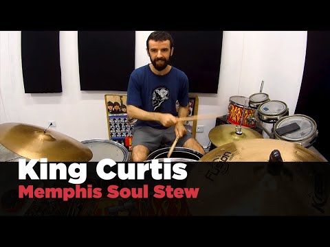 King Curtis - Memphis Soul Stew - Drum Cover By Amilton Garcia (1 Take)