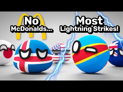 COUNTRIES COMPARE BAD STATS | Countryballs Animation