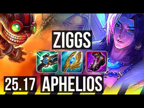 ZIGGS & Bard vs APHELIOS & Janna (ADC) | KR Master | 25.17