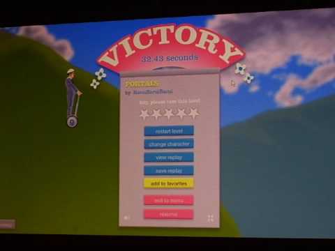 Happy Wheels!!! ep (66) Portal Travel!